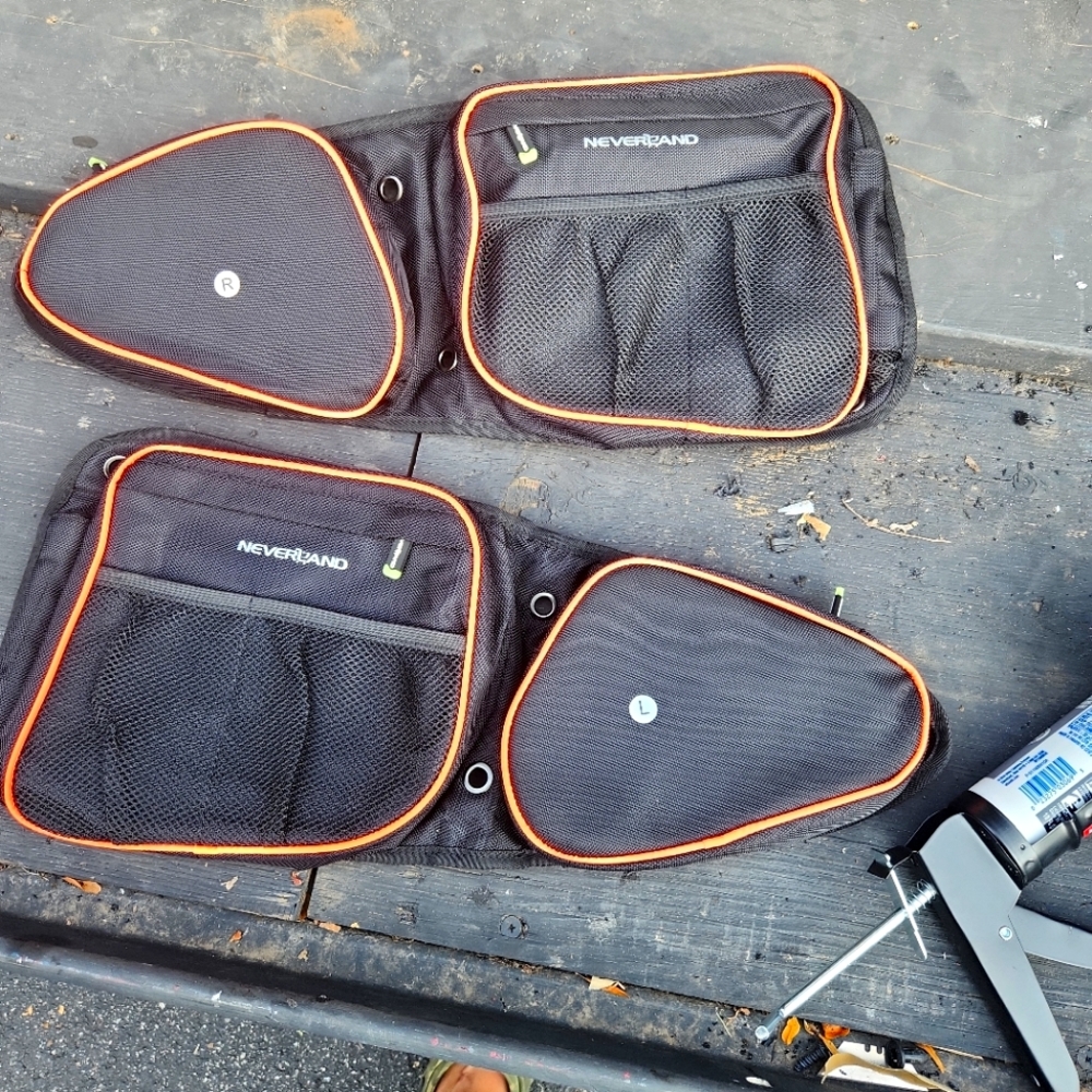 Door pad/storage bag for rzr